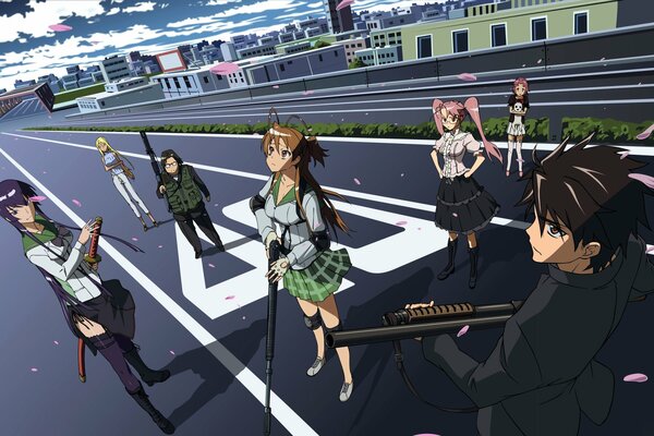 Anime picture school of the dead