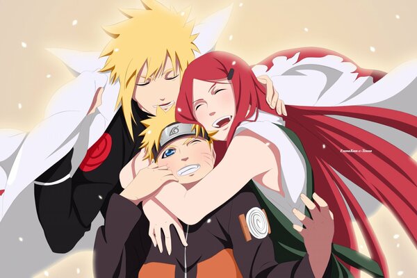 Naruto Uzumaki passionate embrace