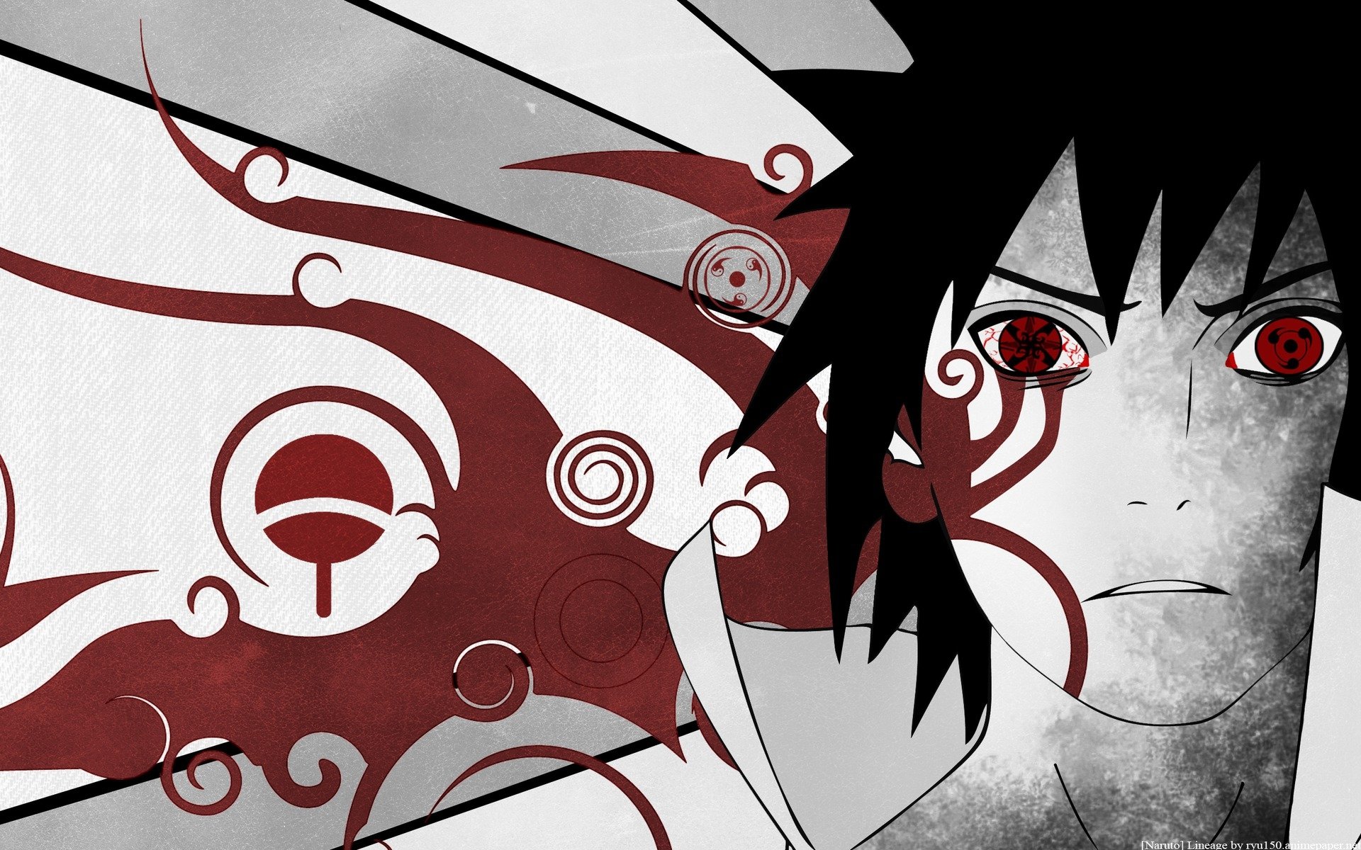 sasuke uchiha sharingan mangekyu krew oczy