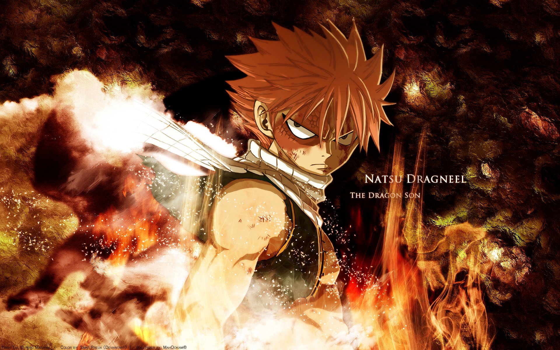 fairy tail natsu dragnev flame dragon