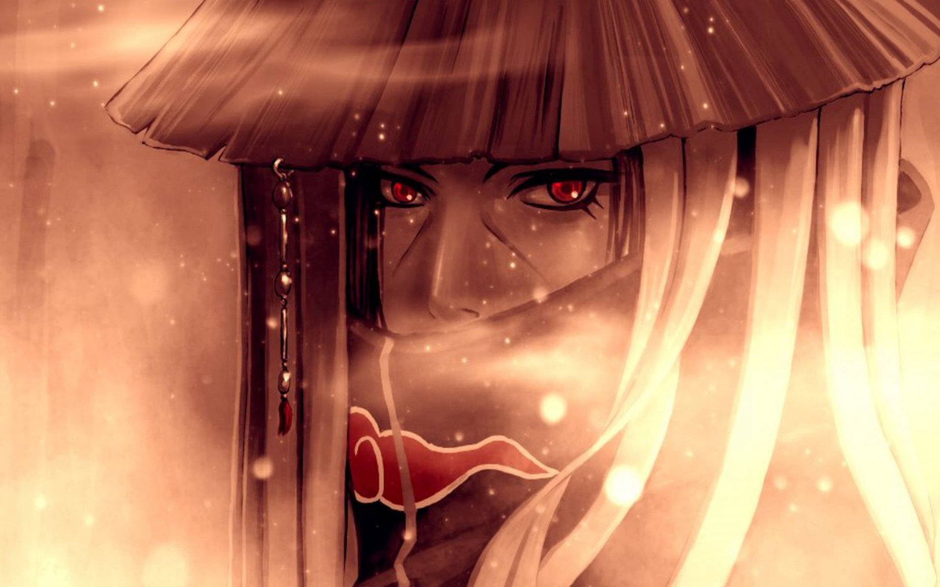 anime naruto akatski uchiha itachi sharingan