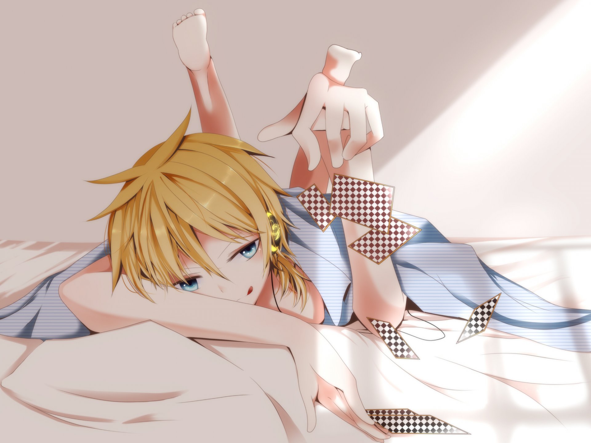 anime ragazzo carta umore vocaloid len kagamine len vocaloid