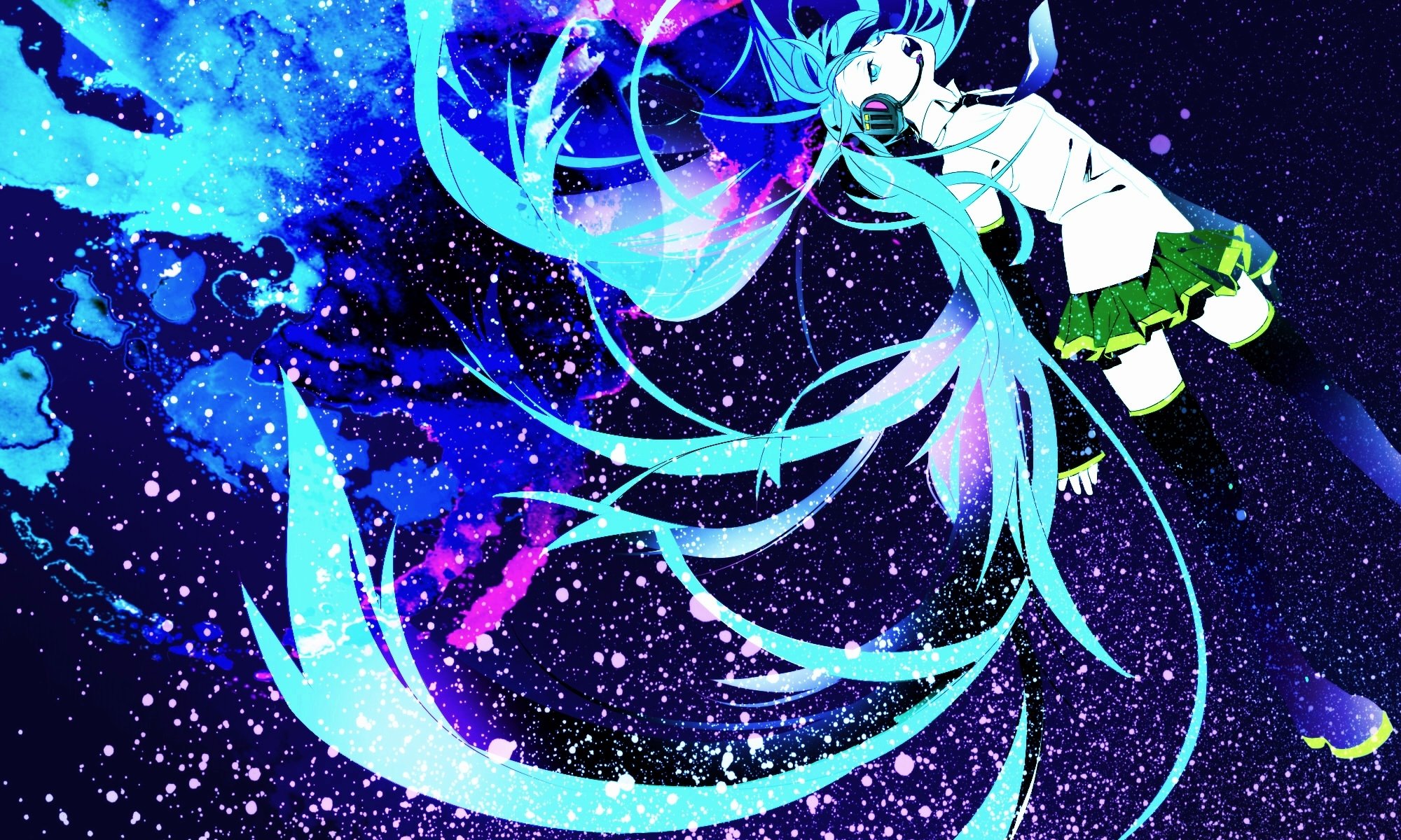 anime vocaloid pelo azul música mika mika