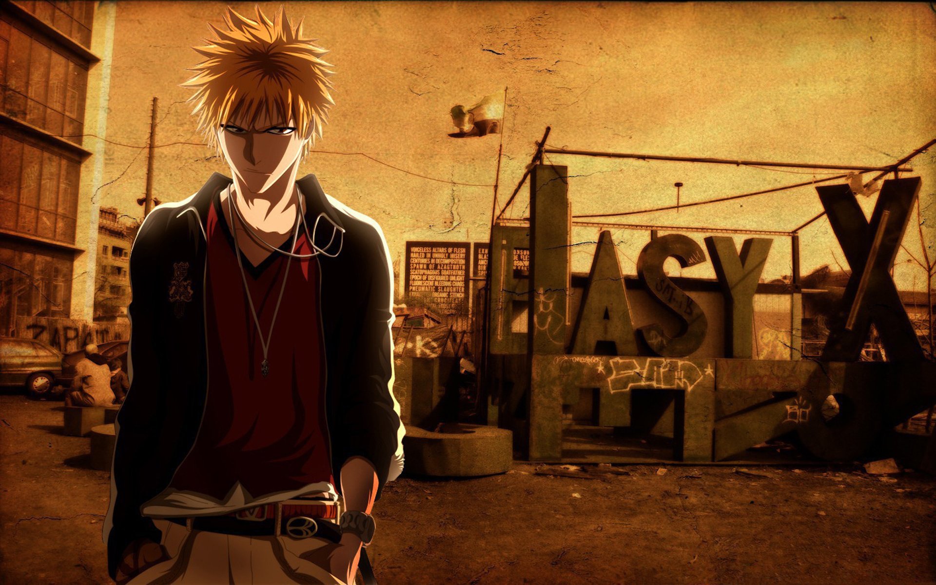 bleach bleach ichigo miasto