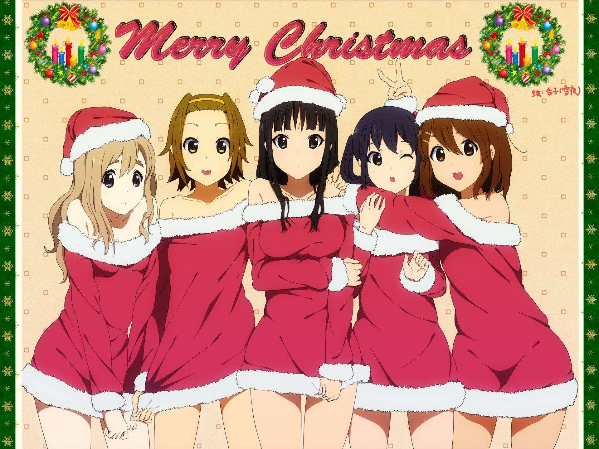 k-on mädchen look neujahr