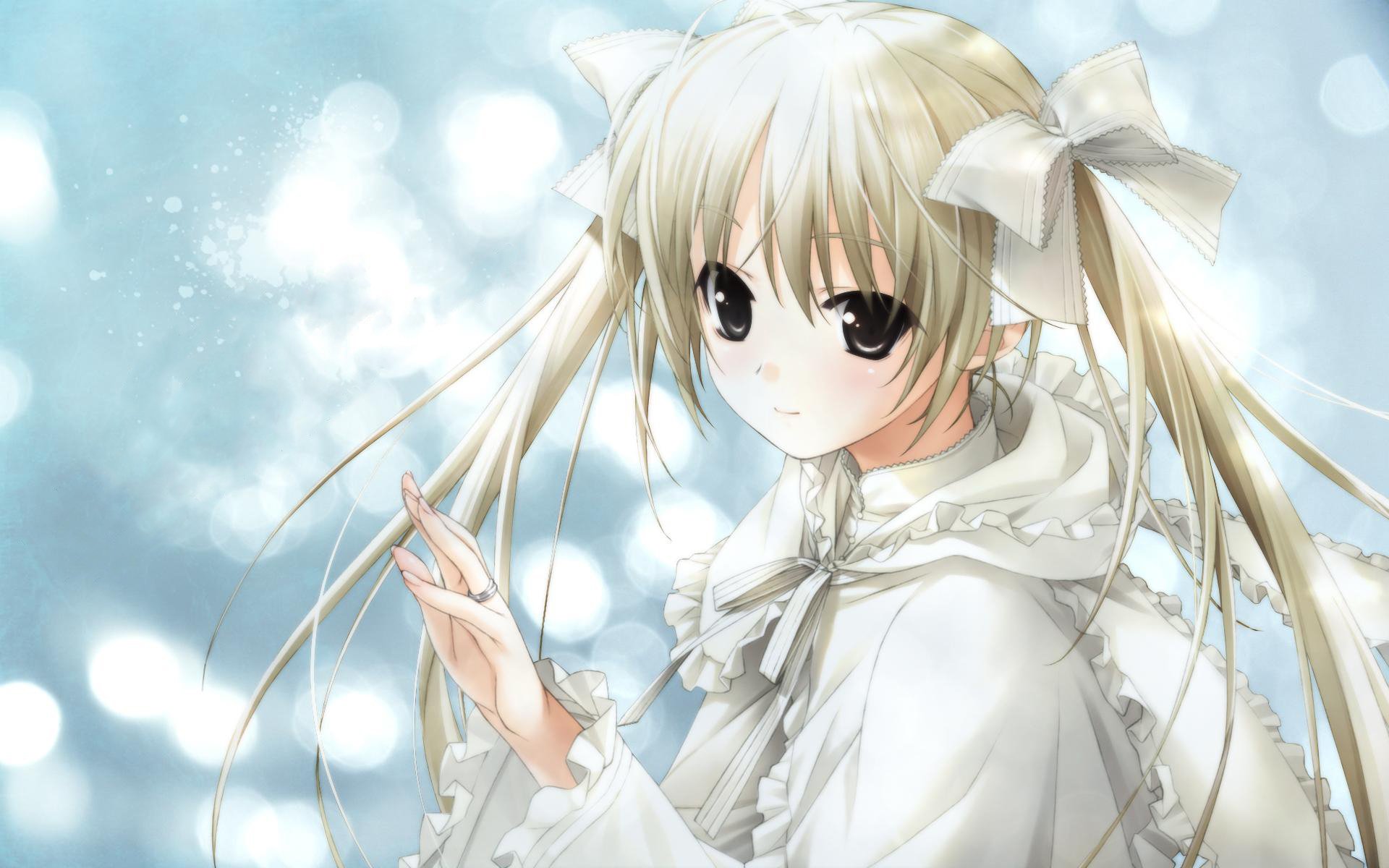 kasugano sora yosuga no sora ragazza anello archi nastri