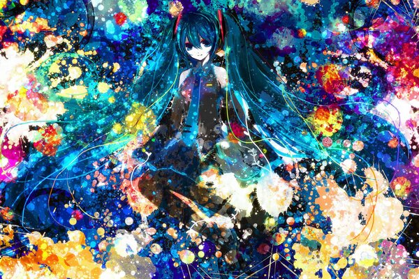 Anime volokaloid Hatsune Miku