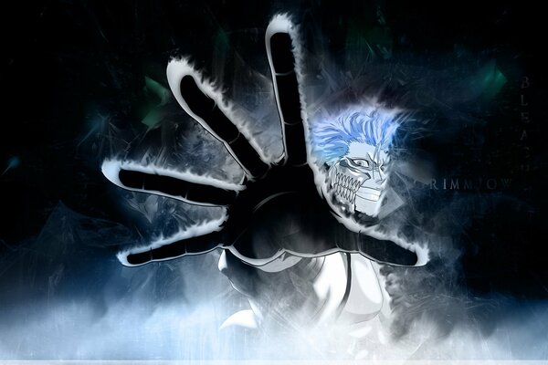 Bleach bleach, grimmjow with hand