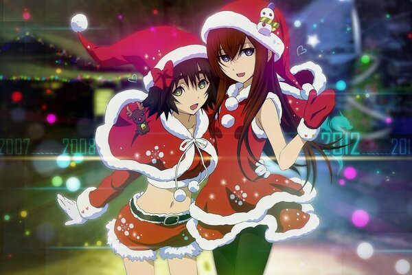 Anime en el estilo de Navidad Shiina