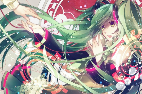 Hatsune Miku und der Anime Vocaloid