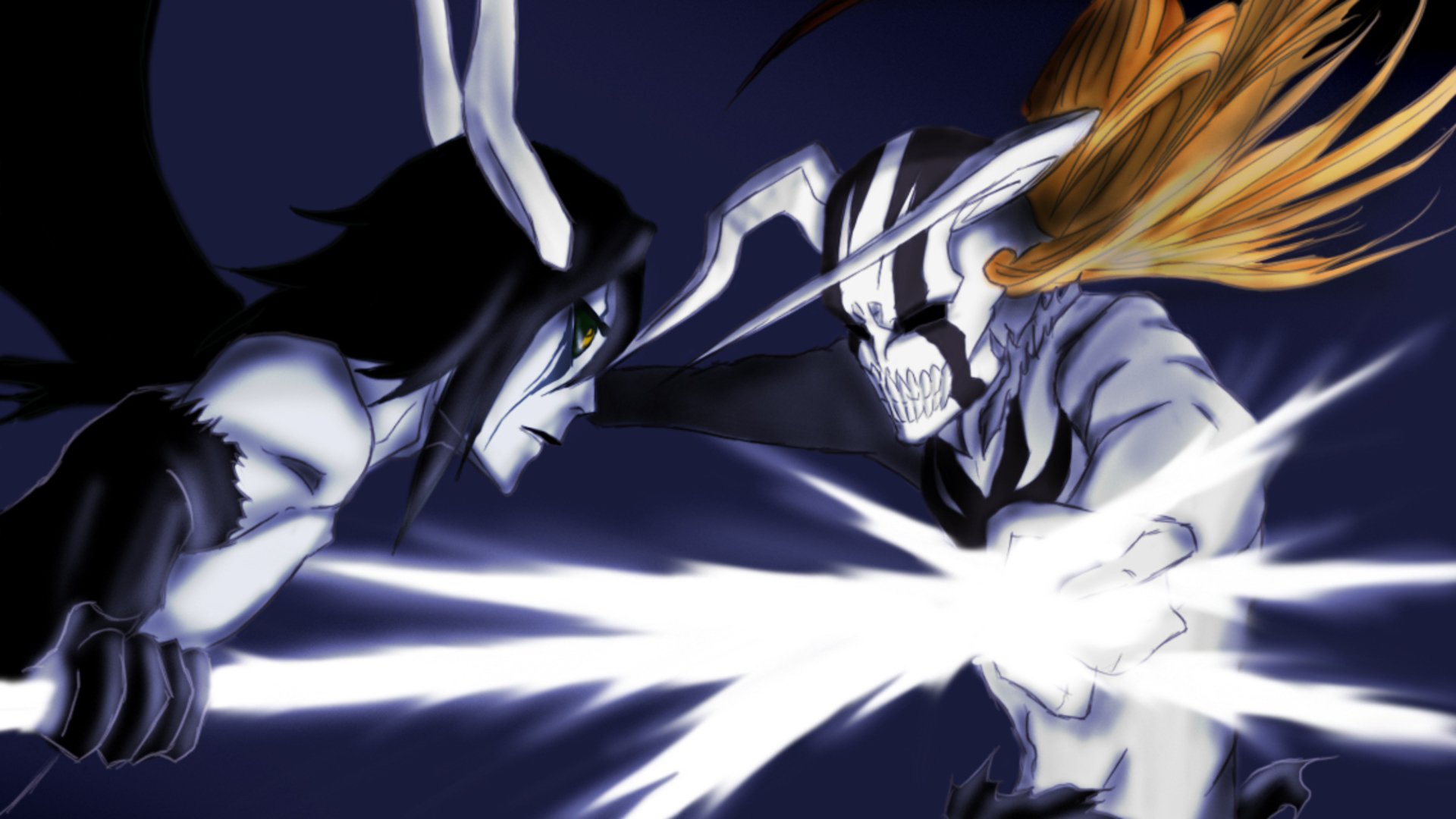 anime arrankar lejía ulquiorra hueco ichigo batalla