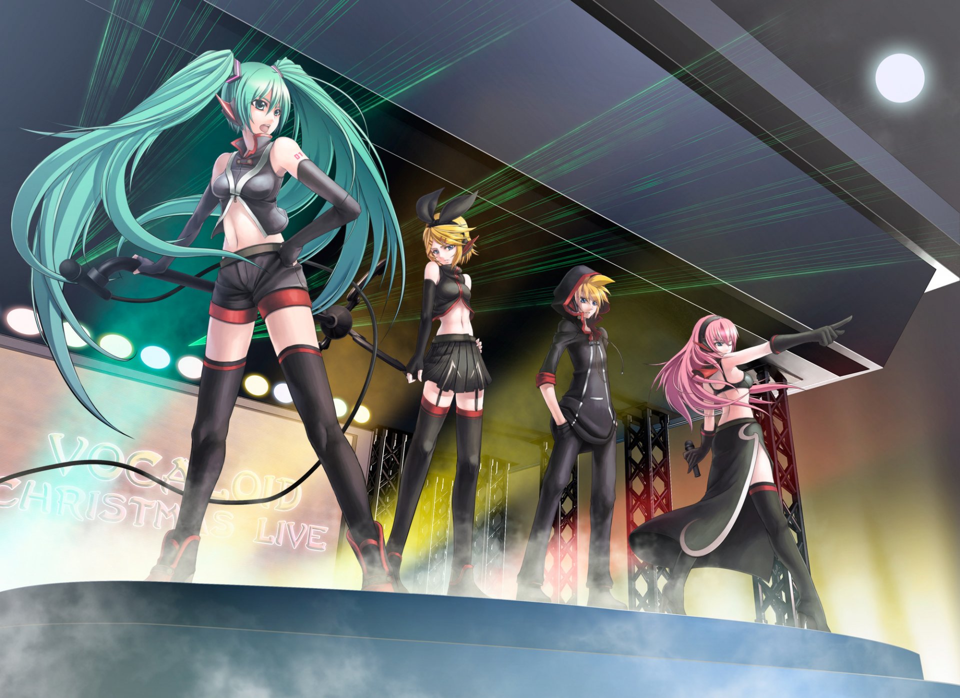 koncert muzyka vocaloid miku luka rin len piosenka anime