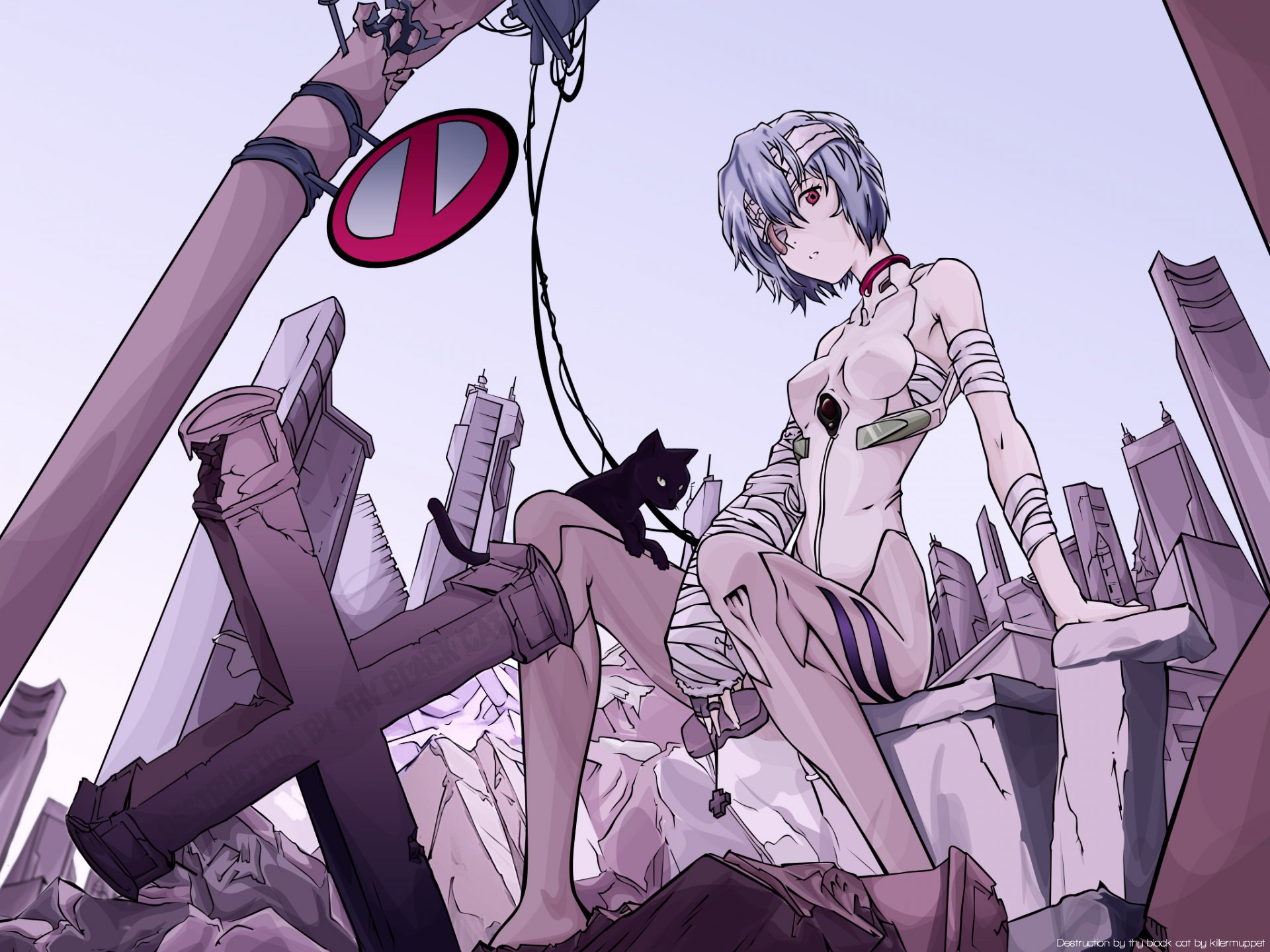 neon genesis evangelion evangelion rei ayanami town