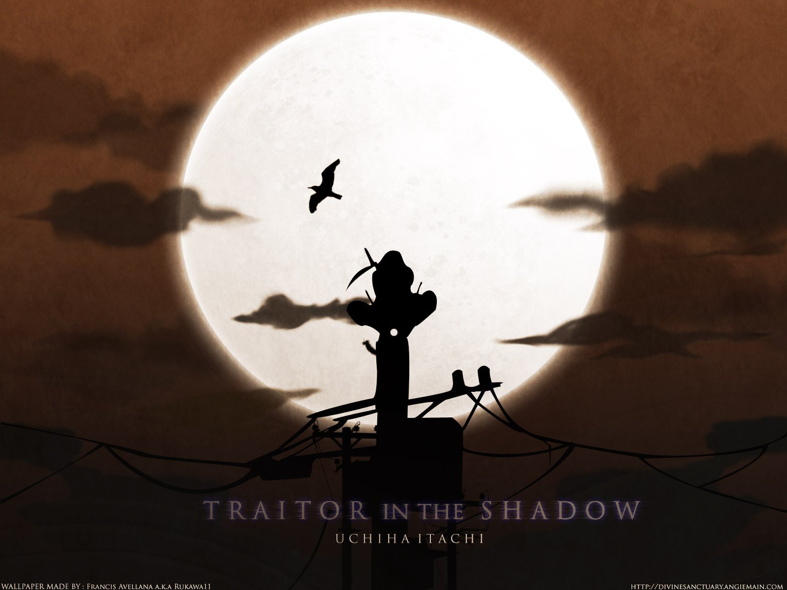 naruto uchiha itachi shadow night