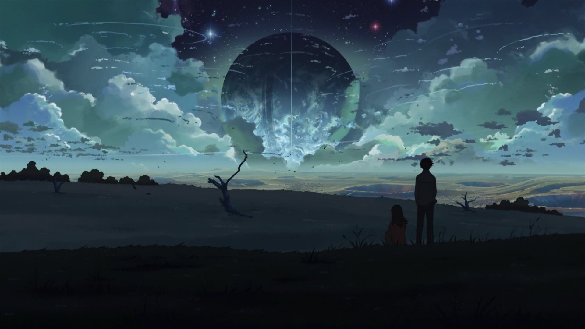 makoto shinkai 5 centymetrów na sekundę fantazja planeta