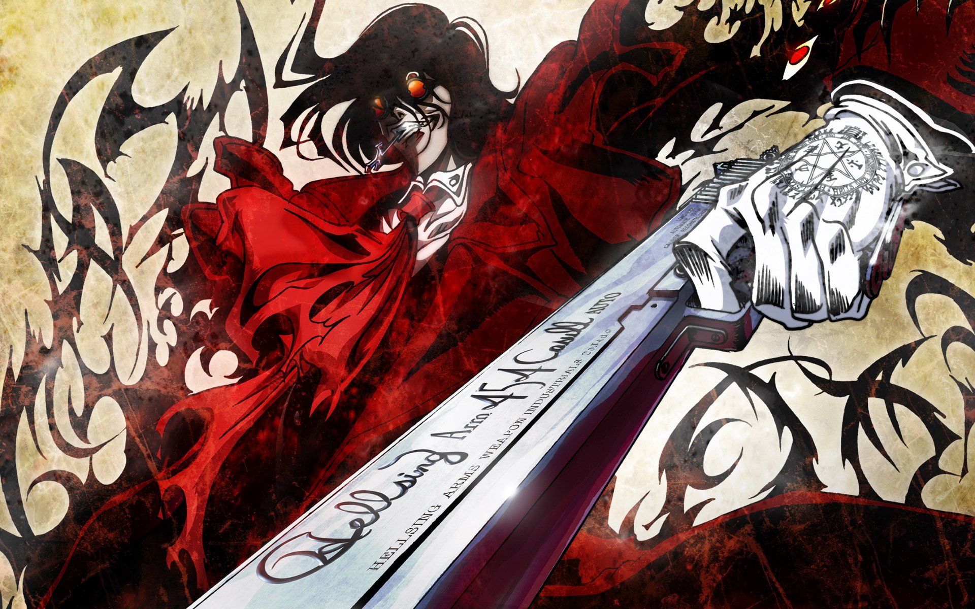 hellsing pistola 454 casull alucard vampiro