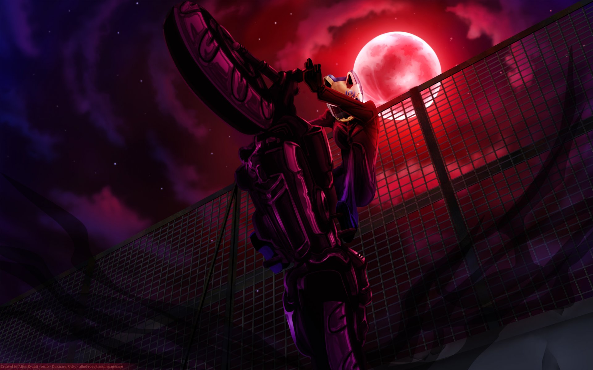 durarara luna motocicleta noche estrellas sturluson selty