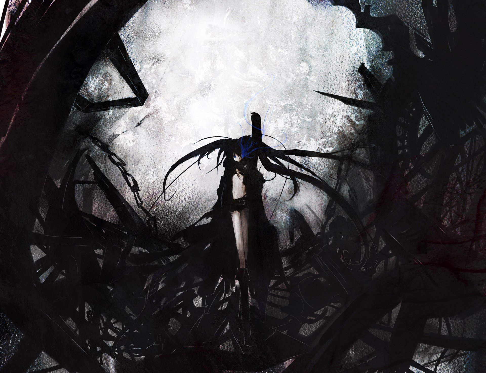 black rock shooter sztuka mistyka