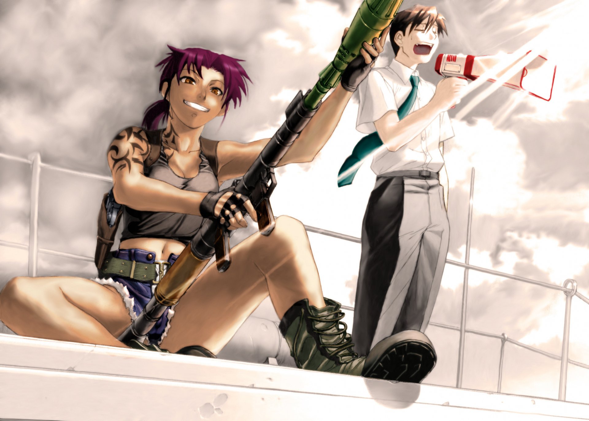 black lagoon pirates de black lagoon revy rock