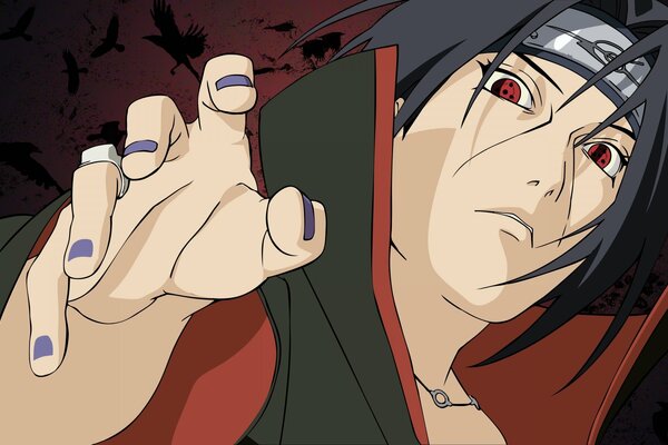 Figura anime di Naruto, vista placata Itachi