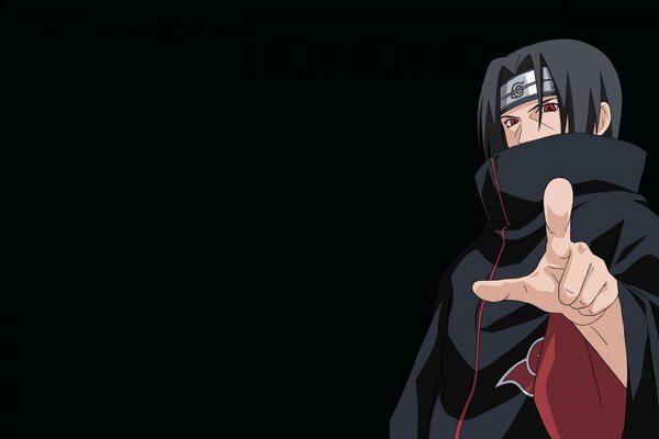 Itachi de Naruto anime fond d écran