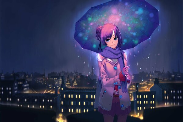 Ein magischer Regenschirm aus der Stadt der Träume