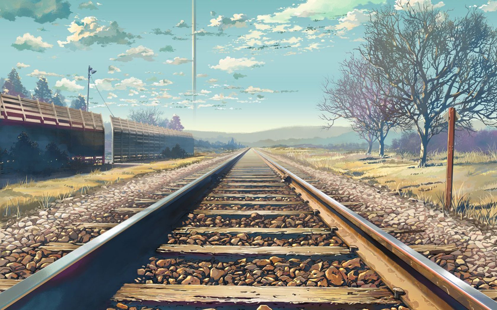 makoto shinkai rails landscape