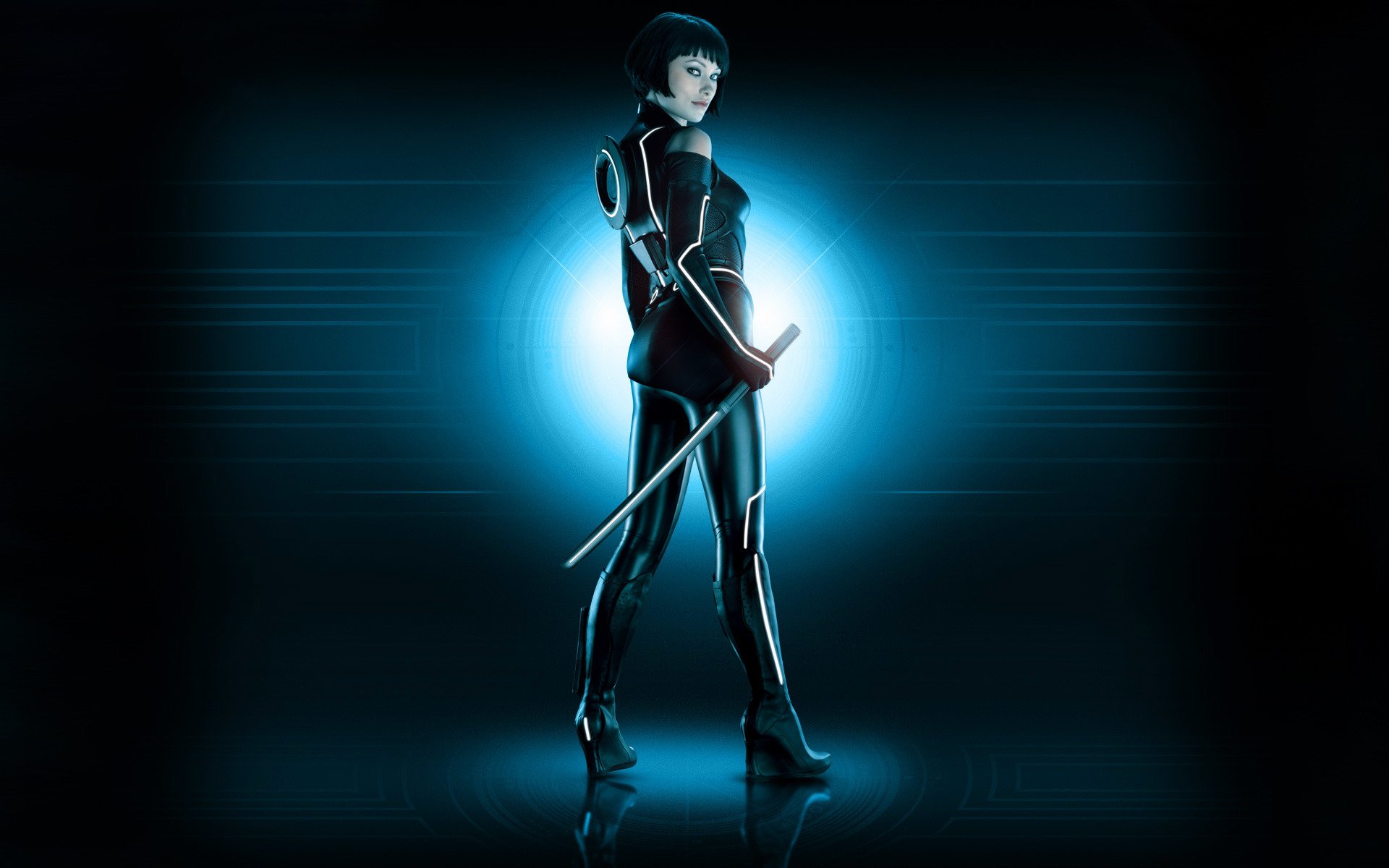 tron: dziedzictwo olivia wilde kij