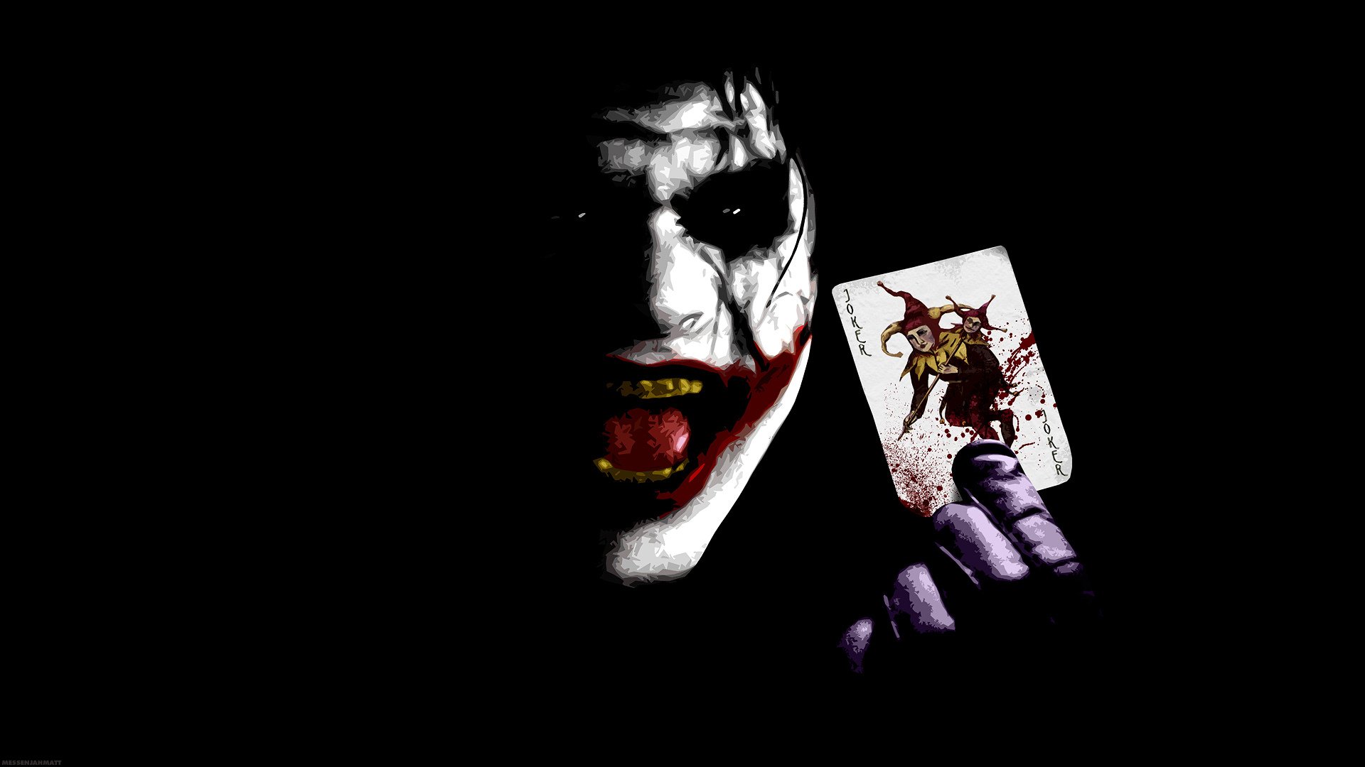 joker joker batman card