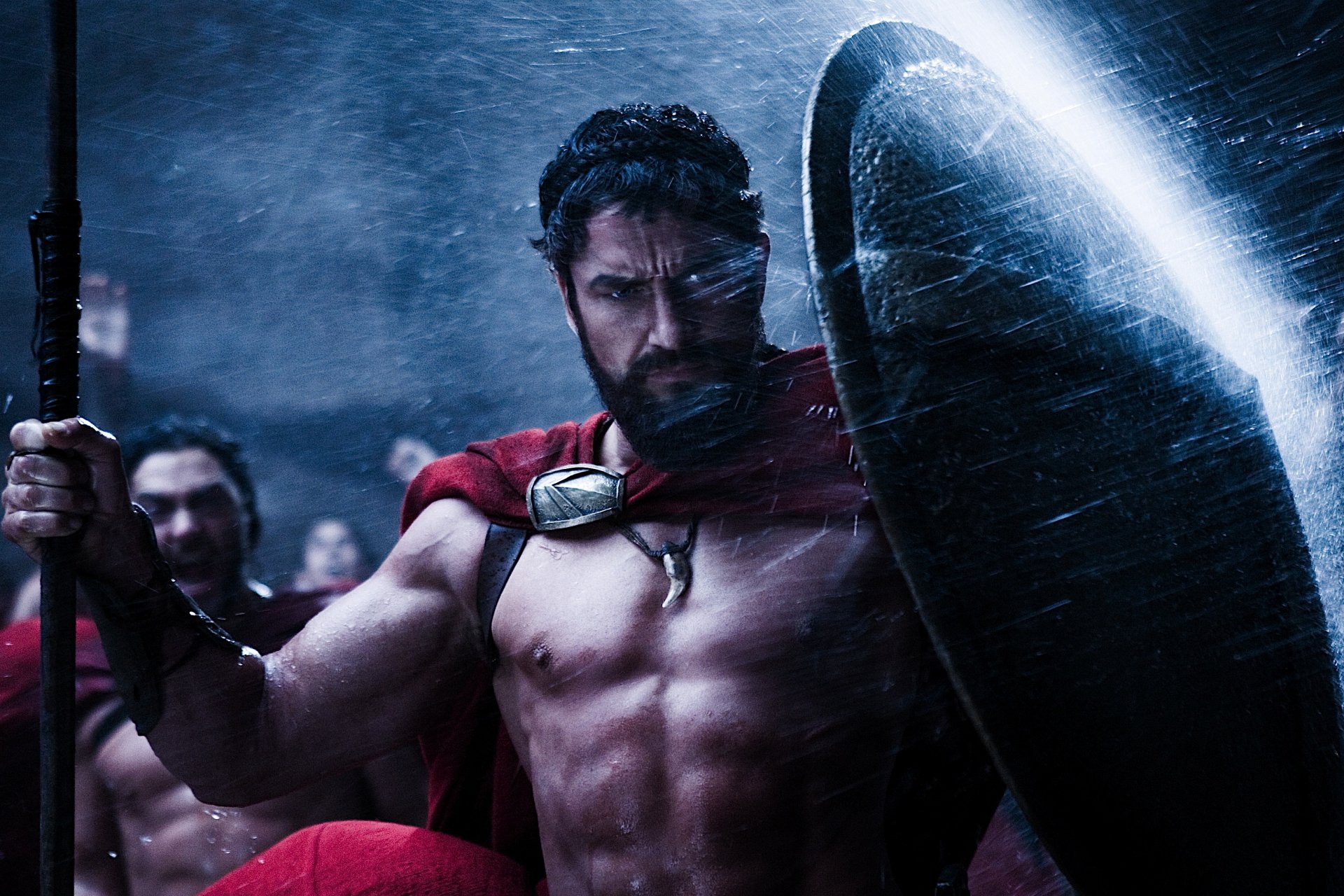 gerard butler film bouclier 300 spartans fond d écran