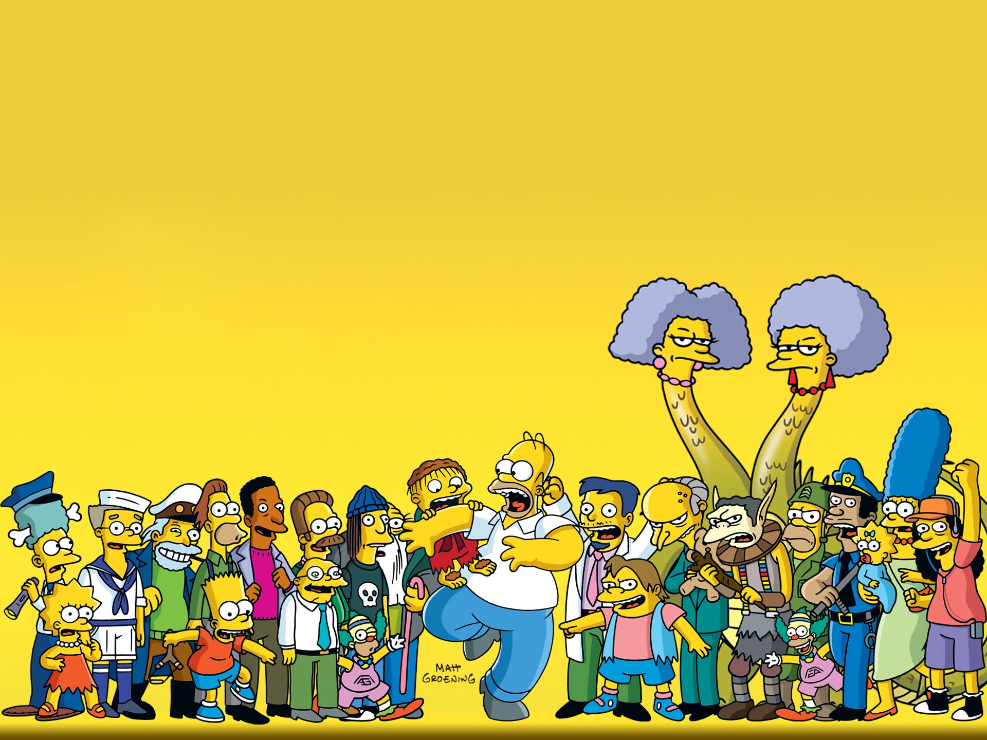 simpsons tv-serie cartoon