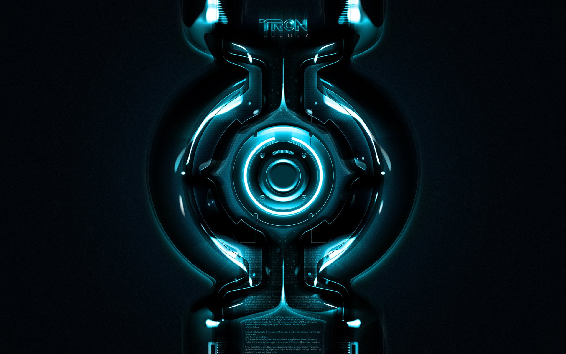 tron the throne neon circle film