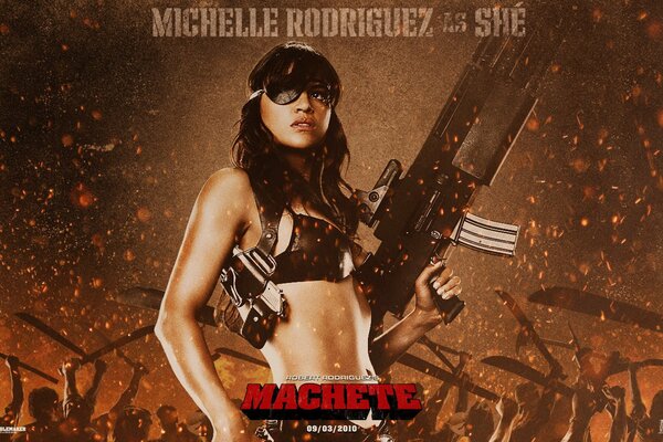 The movie with michelle rodriguez - machete