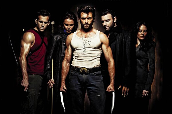 Wolverine x-men mit anderen Helden