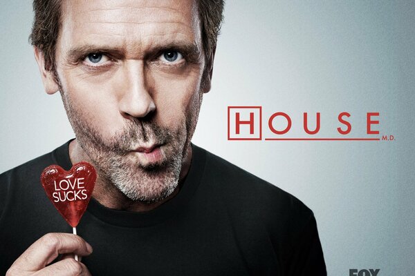 Dr House au bonbon rouge