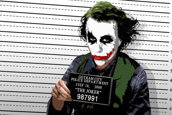 Heath Ledger als Joker in The Dark Knight»