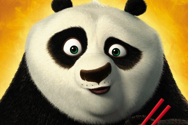 Kreskówka dla dzieci kunfu Panda