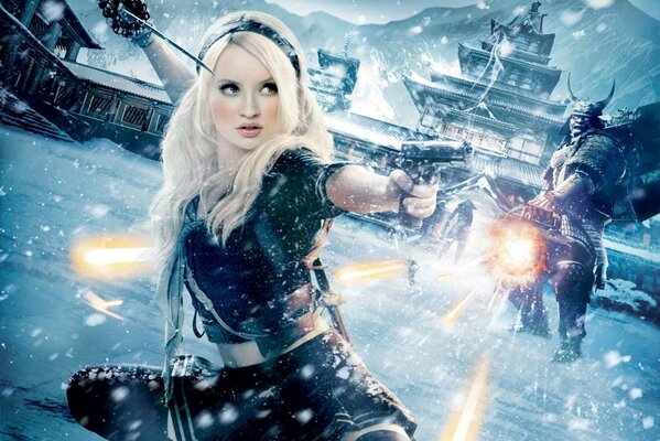 Emily Browning se prépare au combat