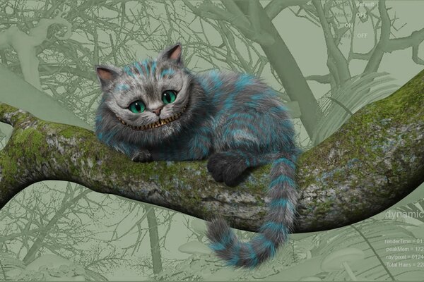 The Cheshire Cat from Alice in Wonderland