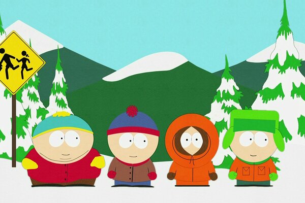 Fotograma de la película South Park