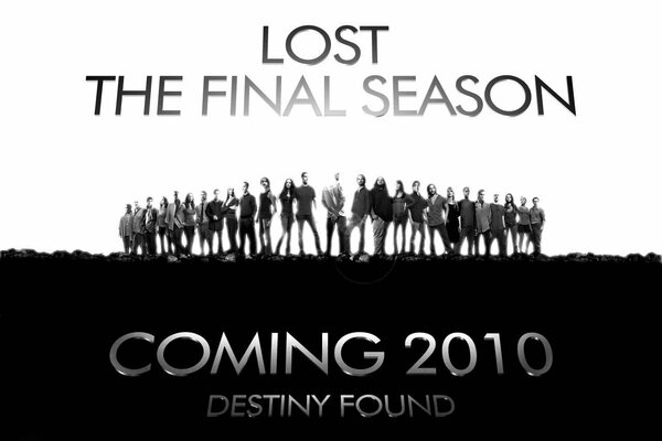 Cartel de la temporada final de Lost