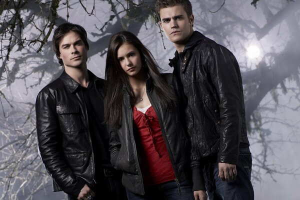 Die Hauptfiguren aus der Serie The Vampire Diaries