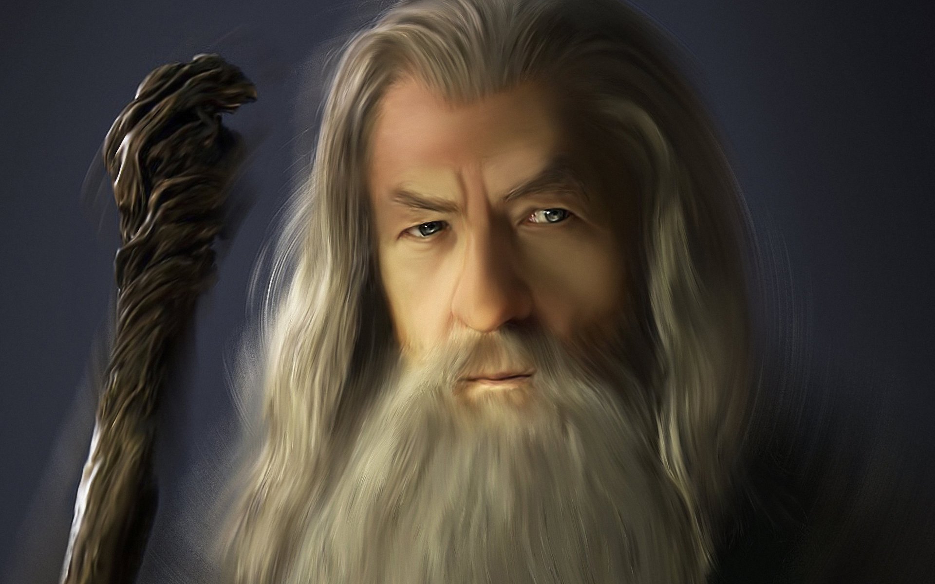 arte gandalf gandalf il signore degli anelli grigio mago bastone vecchio barba