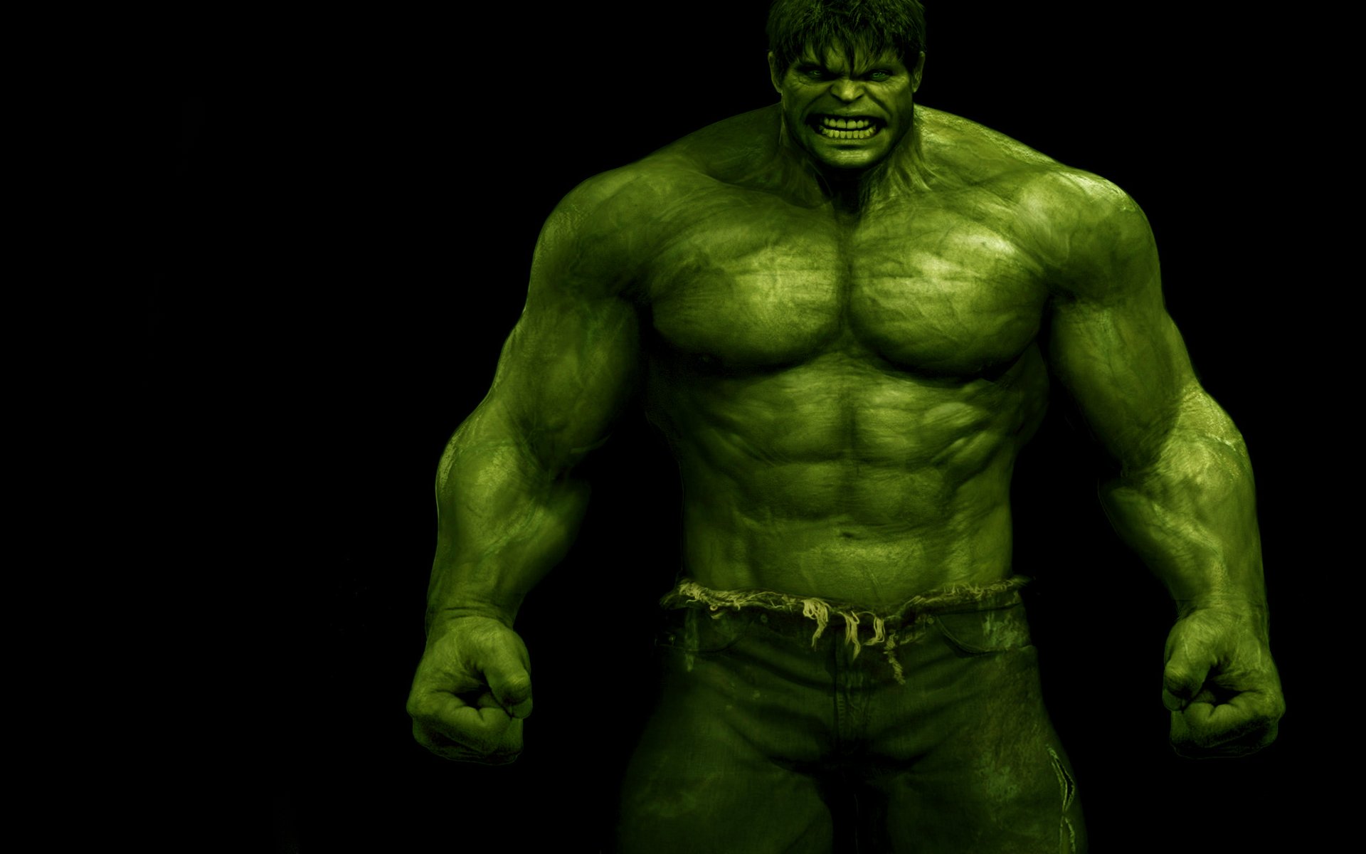 incroyable hulk vert en colère colère