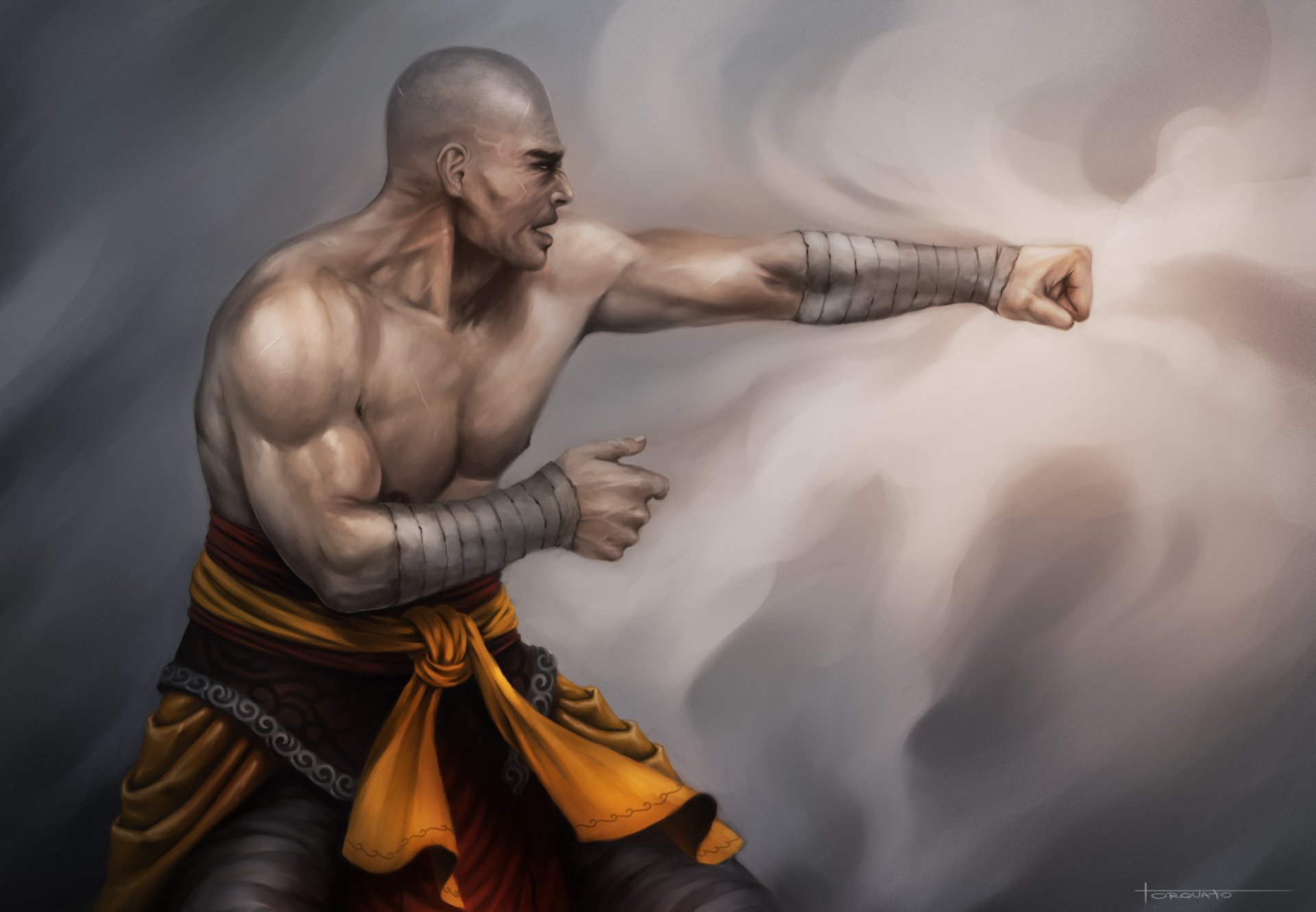 art lucas torquato de resende monk fighter men strike