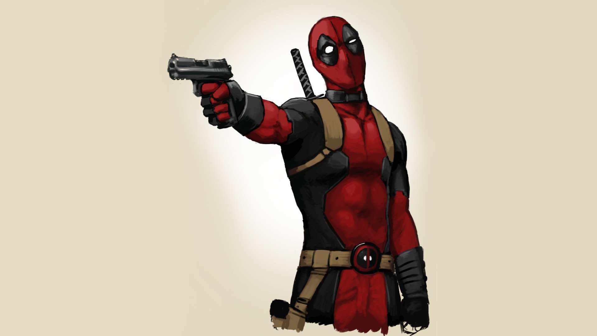 deadpool komiksy marvel sztuka sztuka pistolet tło