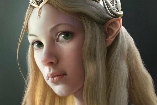 Art. The Lord of the Rings. The Elf Galadriel