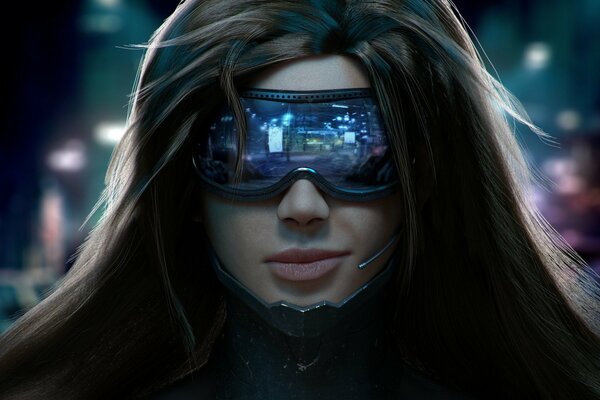 Cyberpunk is a strong, persistent and creative girl