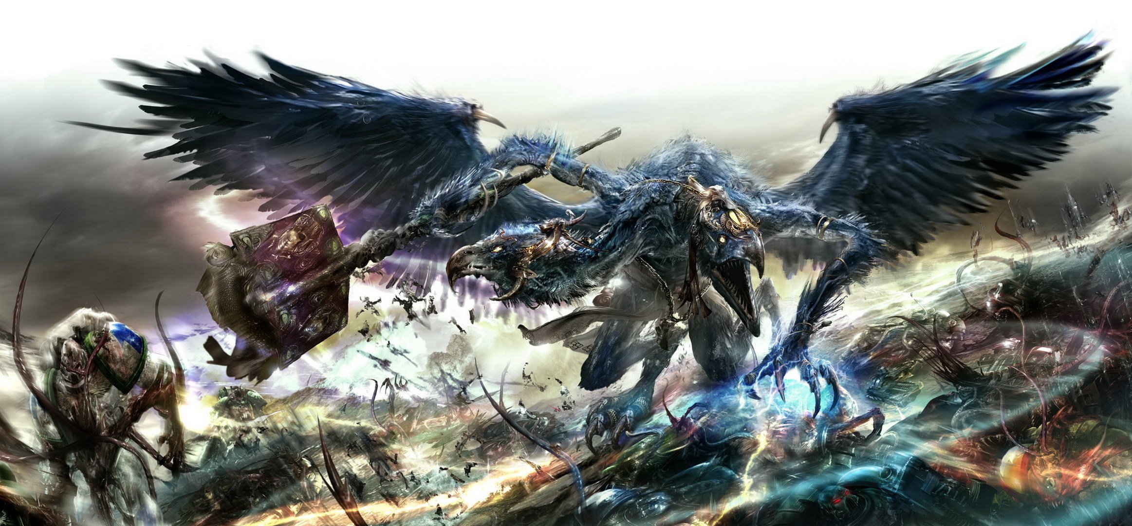 warhammer 40k bataille cosmodesant chaos démon tzinch tzeentch seigneur du changement