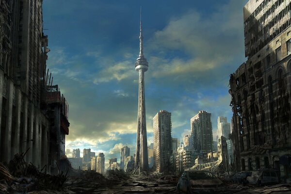 Toronto après l Apocalypse en ruines